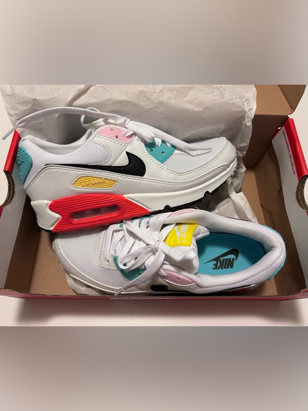 Nike Women's Air Max 90 NN in the "Spring Multi-Color" colorway - Picture 4 of 10